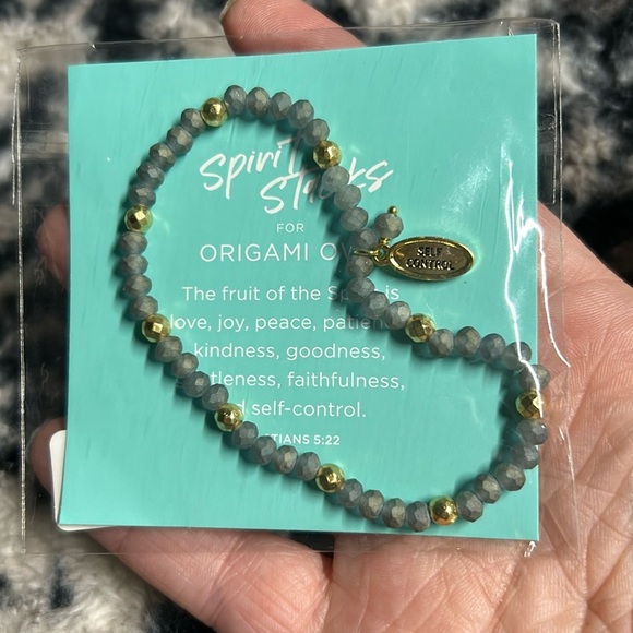 Origami Owl Jewelry - Spirit Stack purple self control bracelet! Brand new